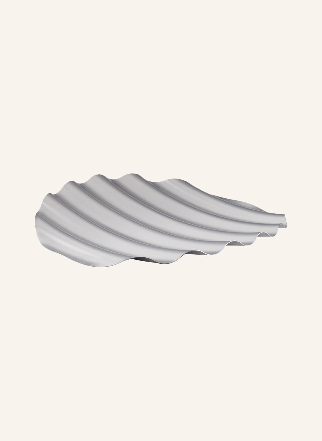 Muuto Tablett Wave silber von MUUTO