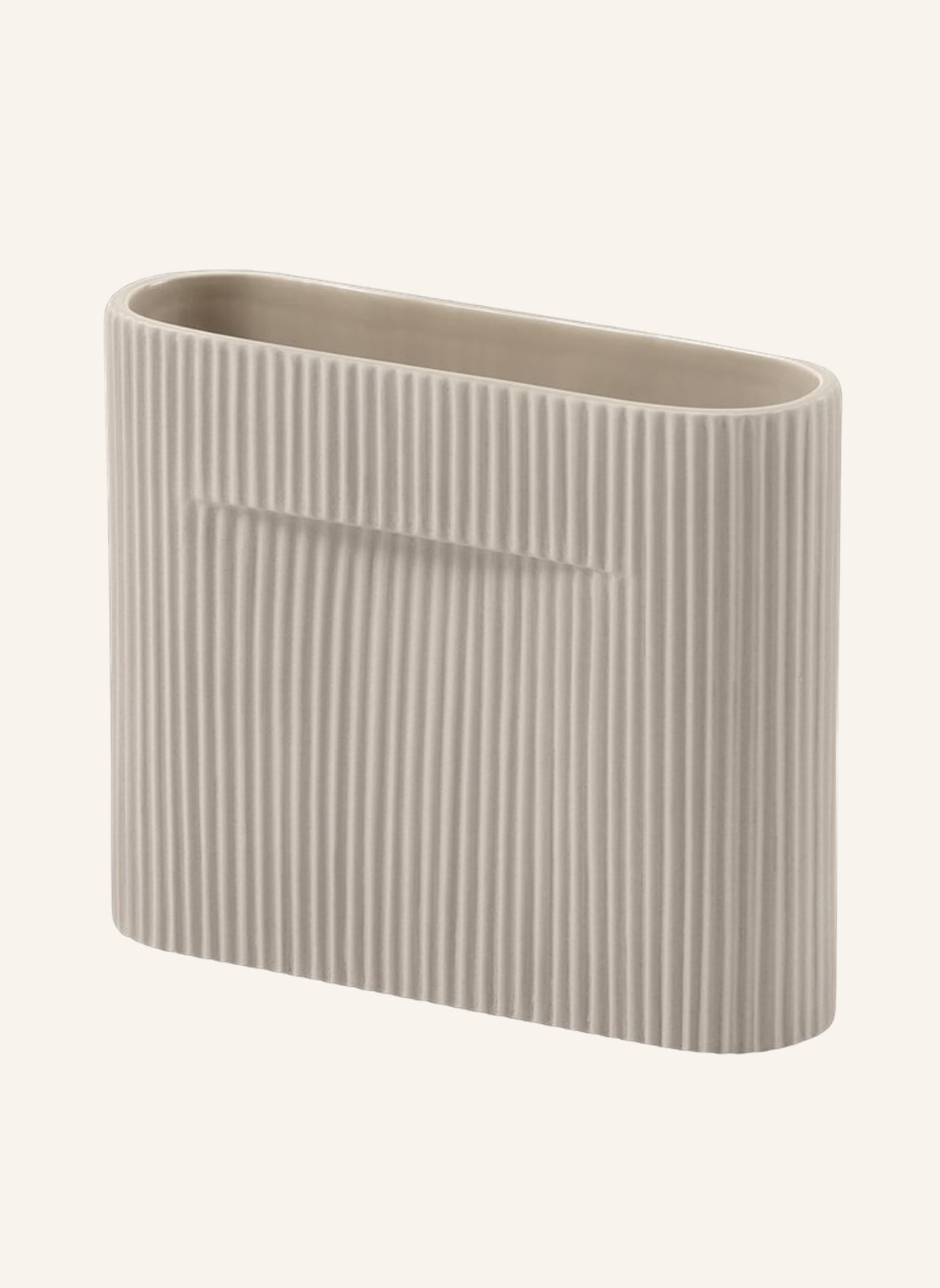 Muuto Vase Ridge beige von MUUTO