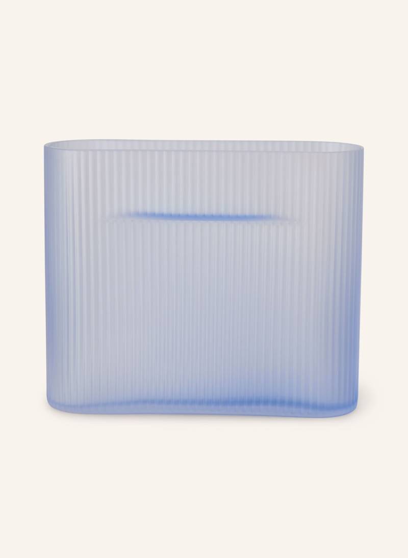 Muuto Vase Ridge blau von MUUTO