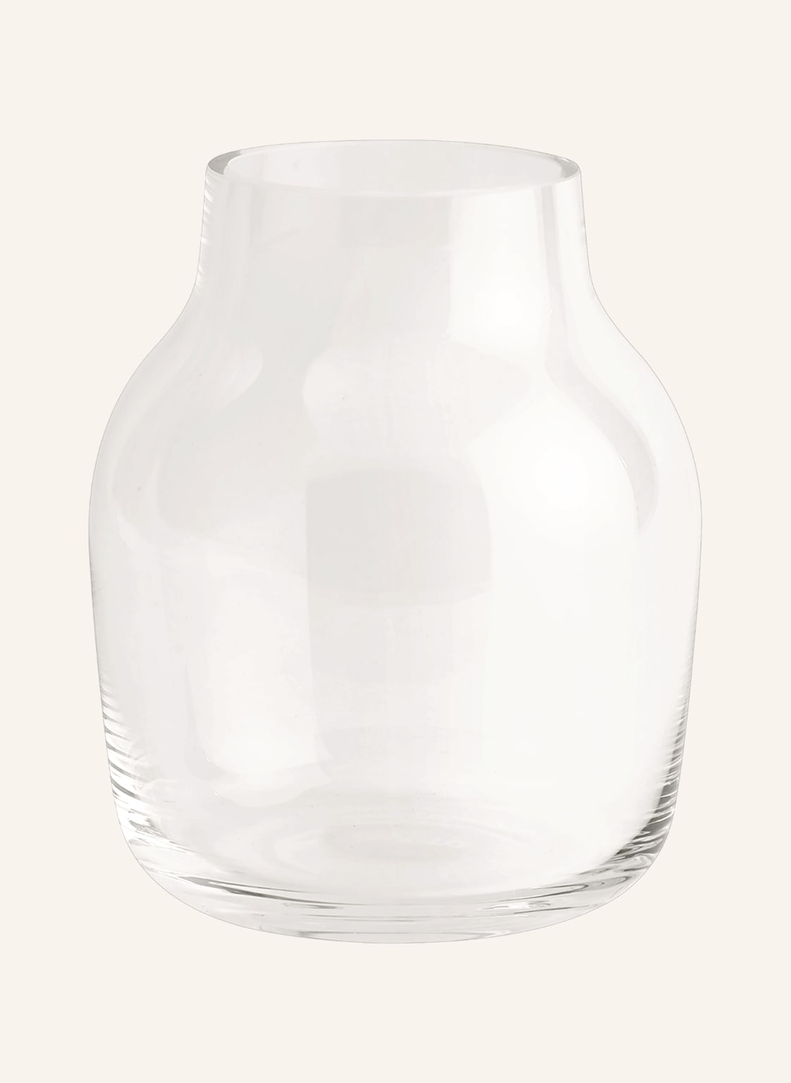 Muuto Vase Silent transparent von MUUTO