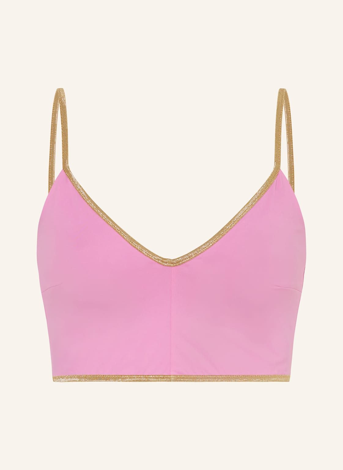 Mymarini Bustier-Bikini-Top Vacation Top Shine Zum Wenden Mit Uv-Schutz 50+ braun von MYMARINI