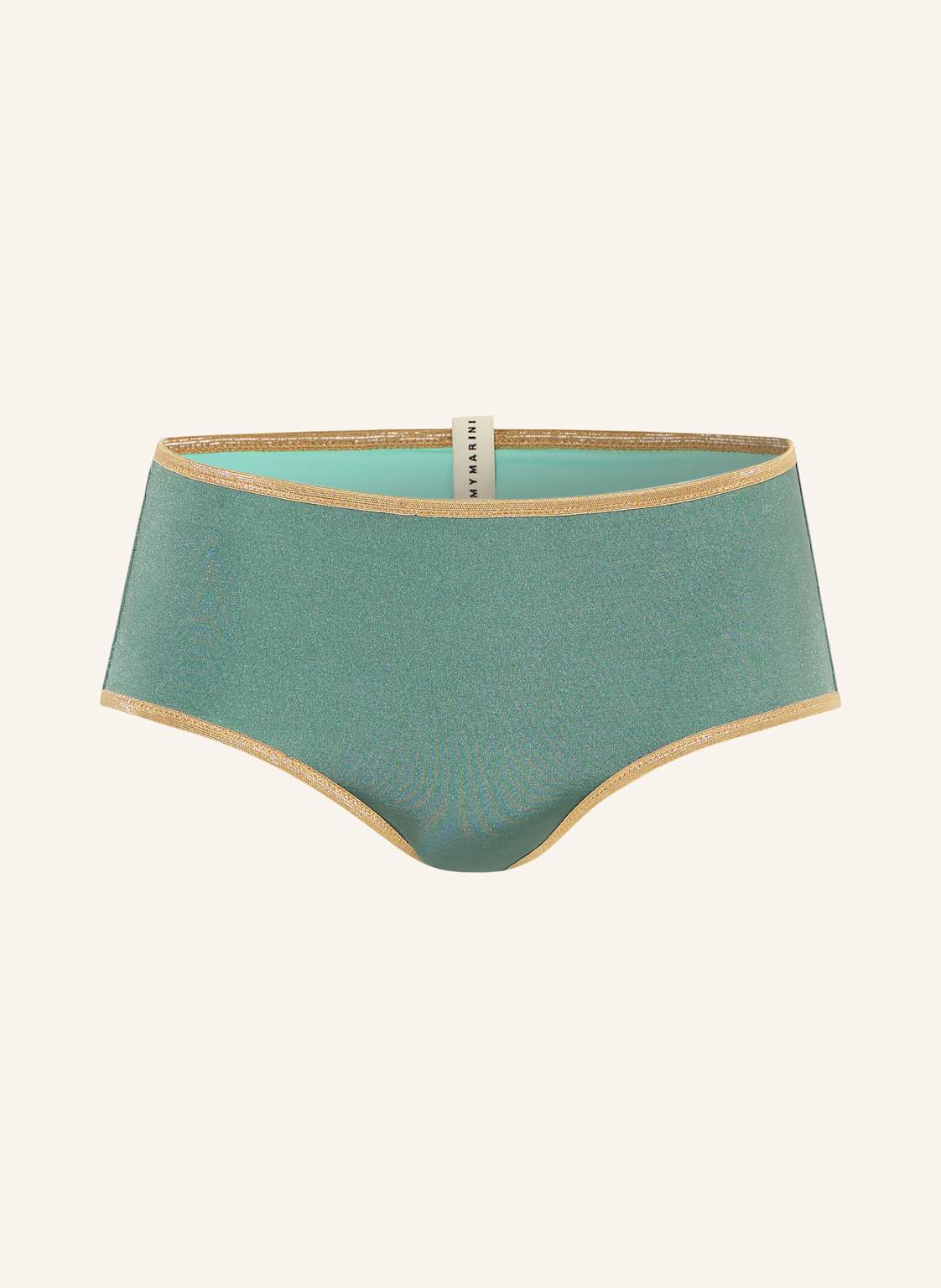 Mymarini Panty-Bikini-Hose Shine Zum Wenden Mit Uv-Schutz 50+ gruen von MYMARINI