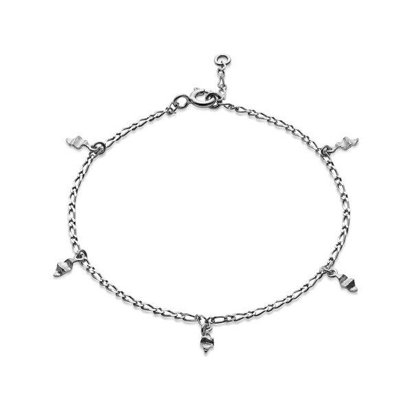 Armband Damen Silber 17.5CM von Maanesten