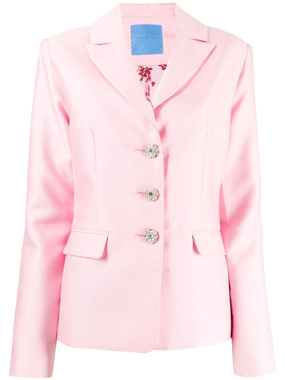 Macgraw Composer single breasted jacket - Pink von Macgraw