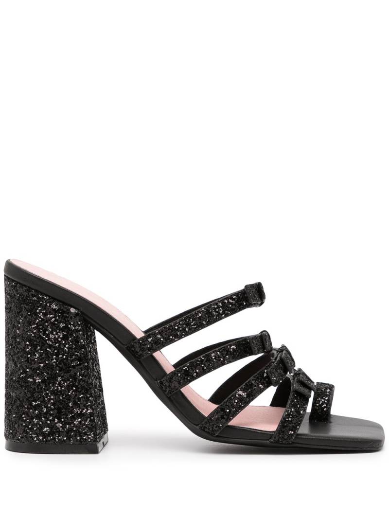 Macgraw Dorothy glitter-detail sandals - Black von Macgraw