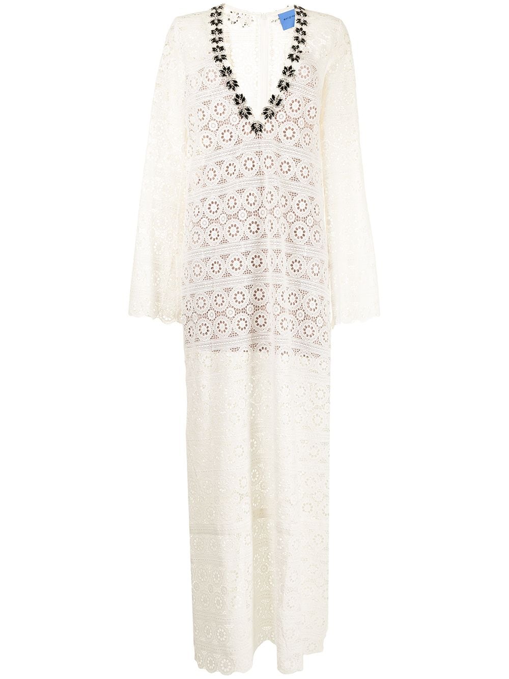 Macgraw Mythology cotton maxi dress - White von Macgraw