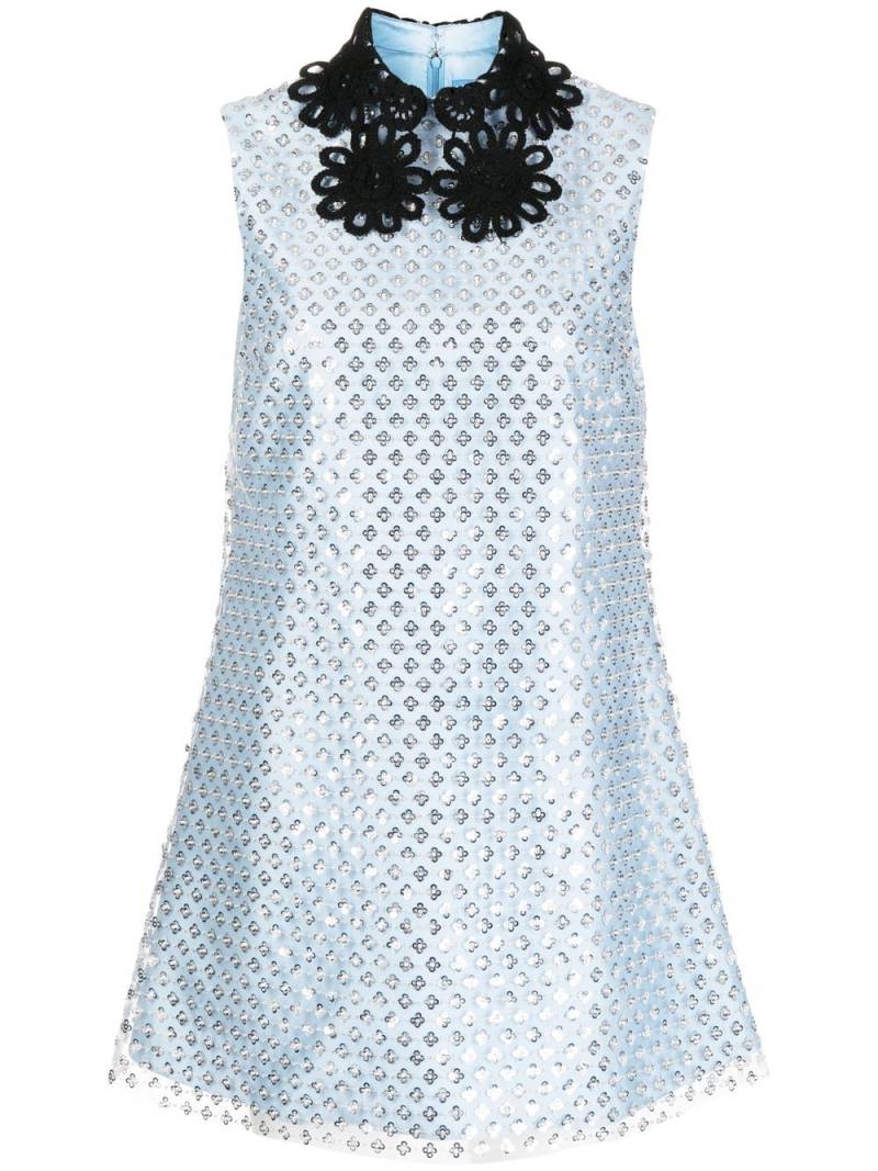 Macgraw Repertoire sequin-embellished dress - Blue von Macgraw