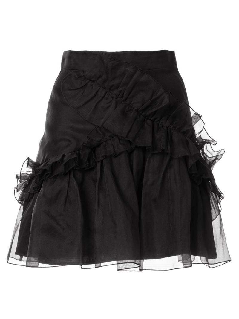 Macgraw Souffle ruffle skirt - Black von Macgraw