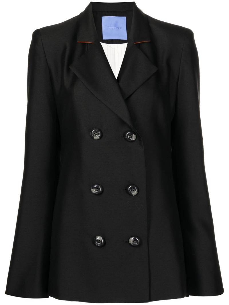 Macgraw Stereotype double-breasted blazer - Black von Macgraw