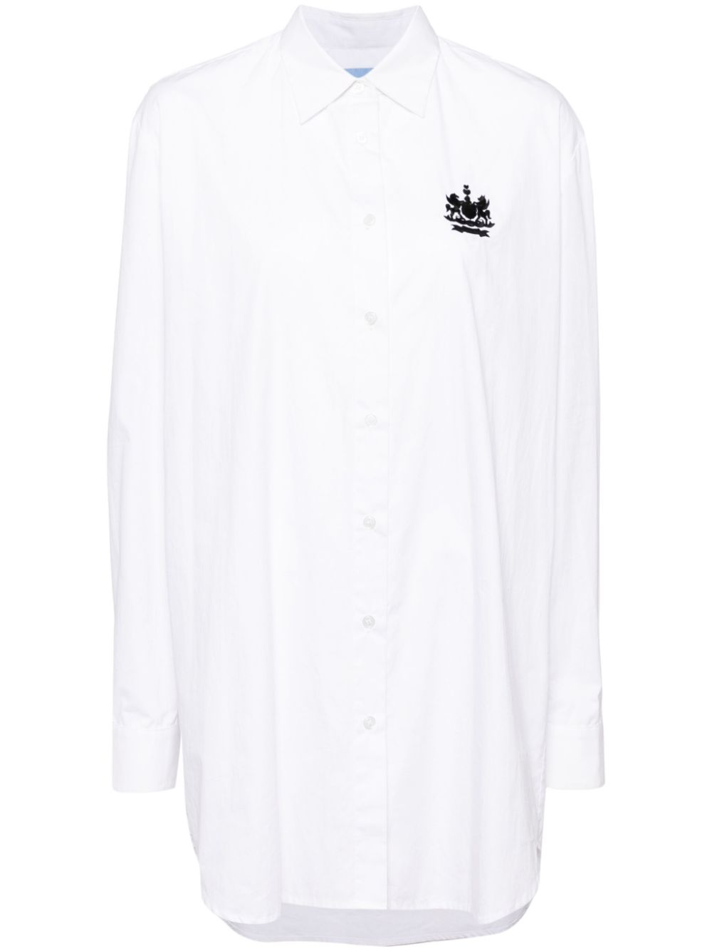 Macgraw logo embroidered shirt - White von Macgraw