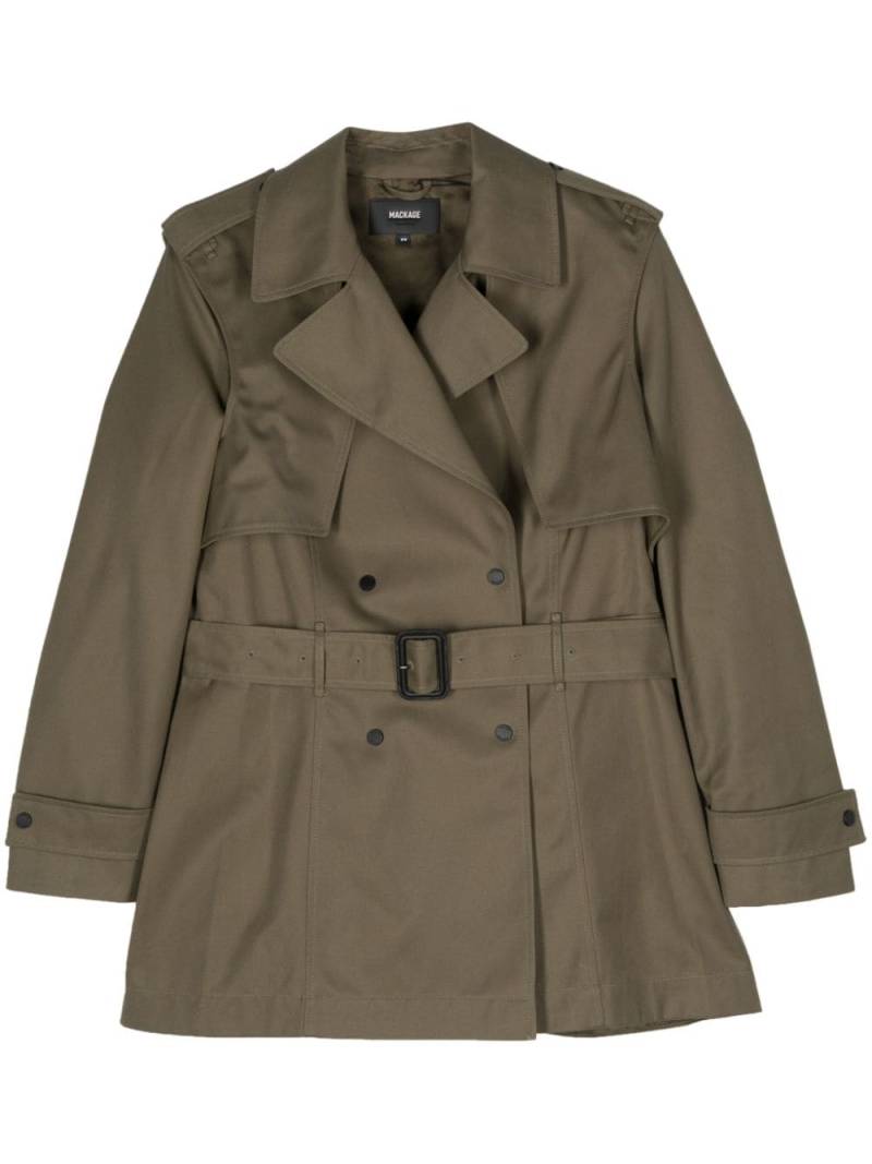 Mackage Adva belted trench coat - Green von Mackage