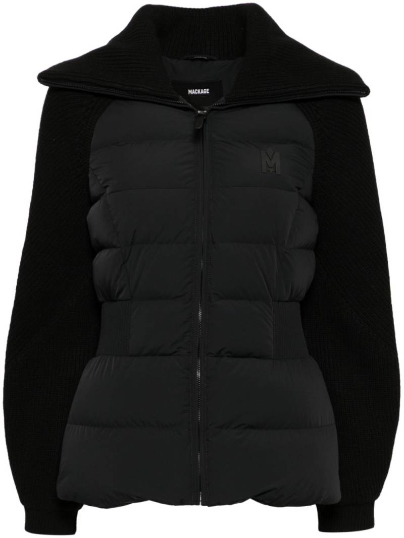 Mackage Foxy mixed media jacket - Black von Mackage