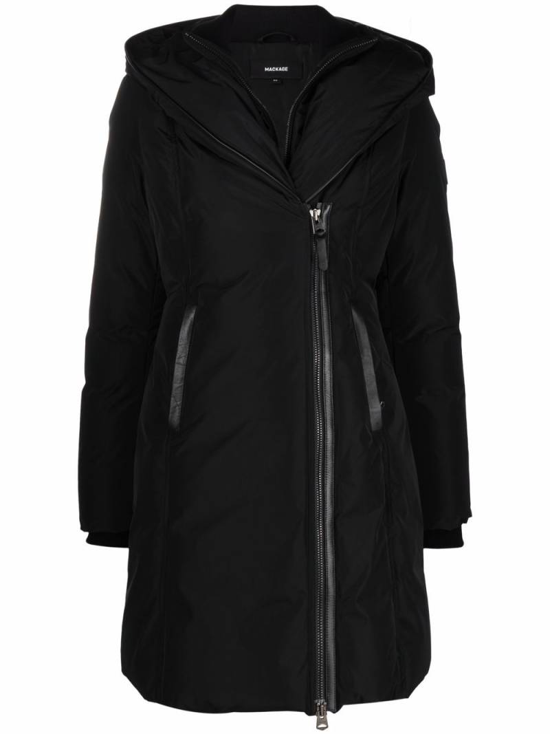 Mackage feather-down hooded puffer coat - Black von Mackage