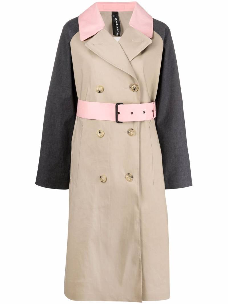 Mackintosh AVA double-breasted trench coat - Neutrals von Mackintosh