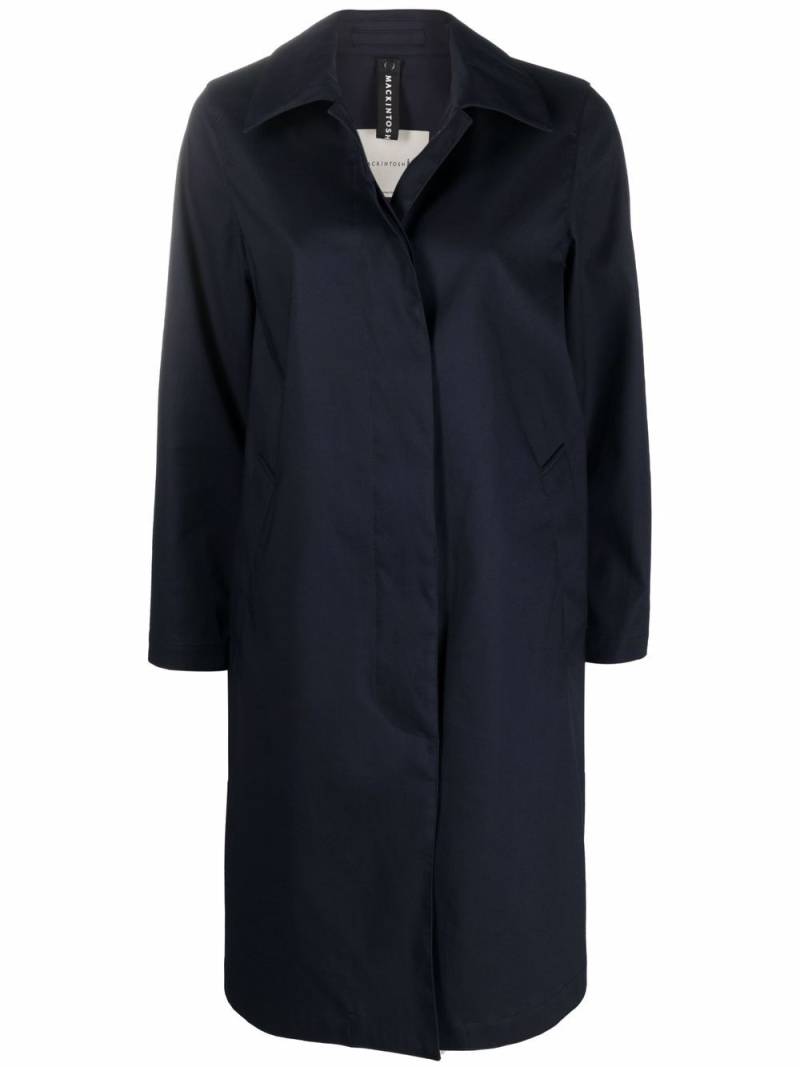 Mackintosh BANTON RAINTEC single-breasted coat - Blue von Mackintosh