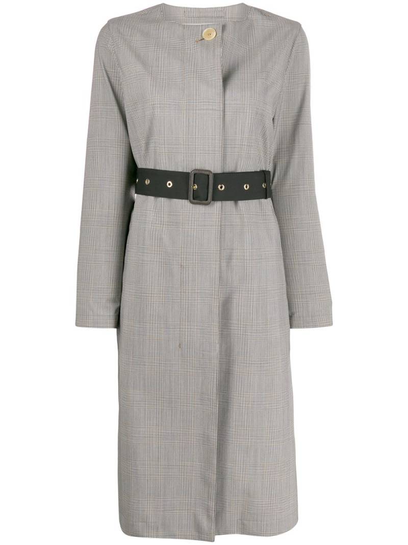 Mackintosh BLAIRMORE Storm System check coat - Grey von Mackintosh