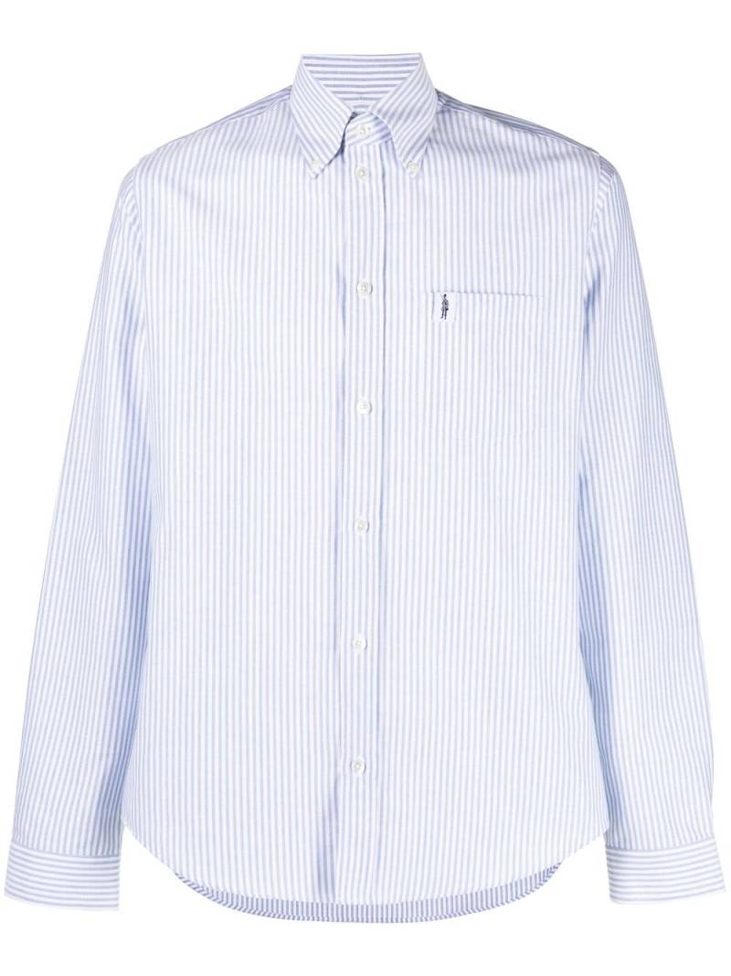 Mackintosh BLOOMSBURY striped shirt - Blue von Mackintosh