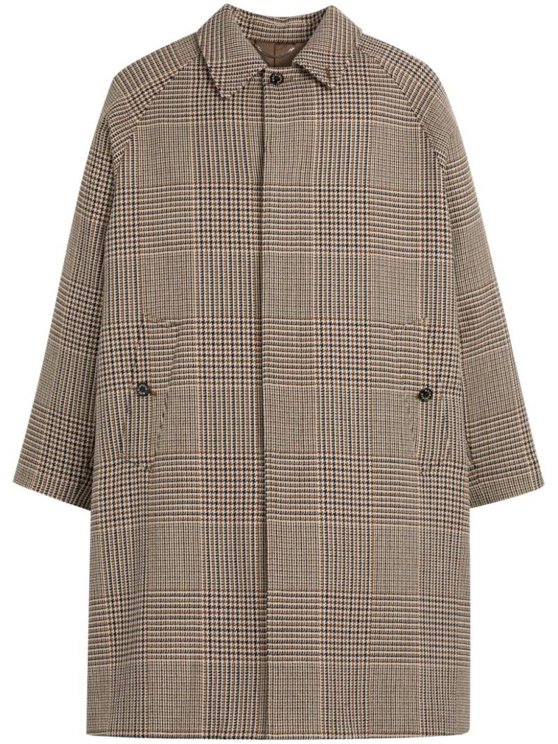 Mackintosh Belford checked coat - Brown von Mackintosh