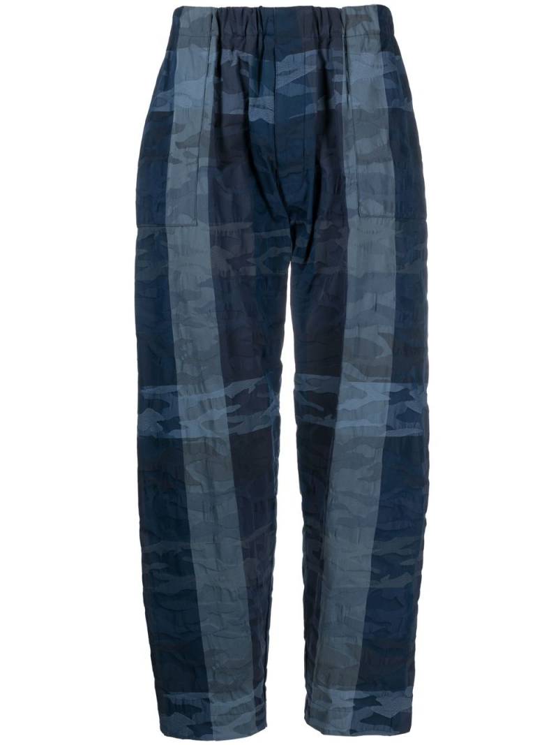 Mackintosh CAPTAIN camouflage-pattern trousers - Blue von Mackintosh