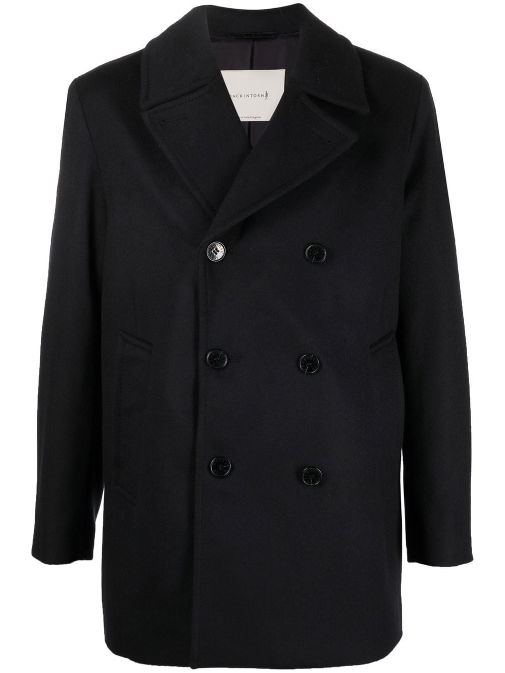 Mackintosh DALTON double-breasted coat - Blue von Mackintosh