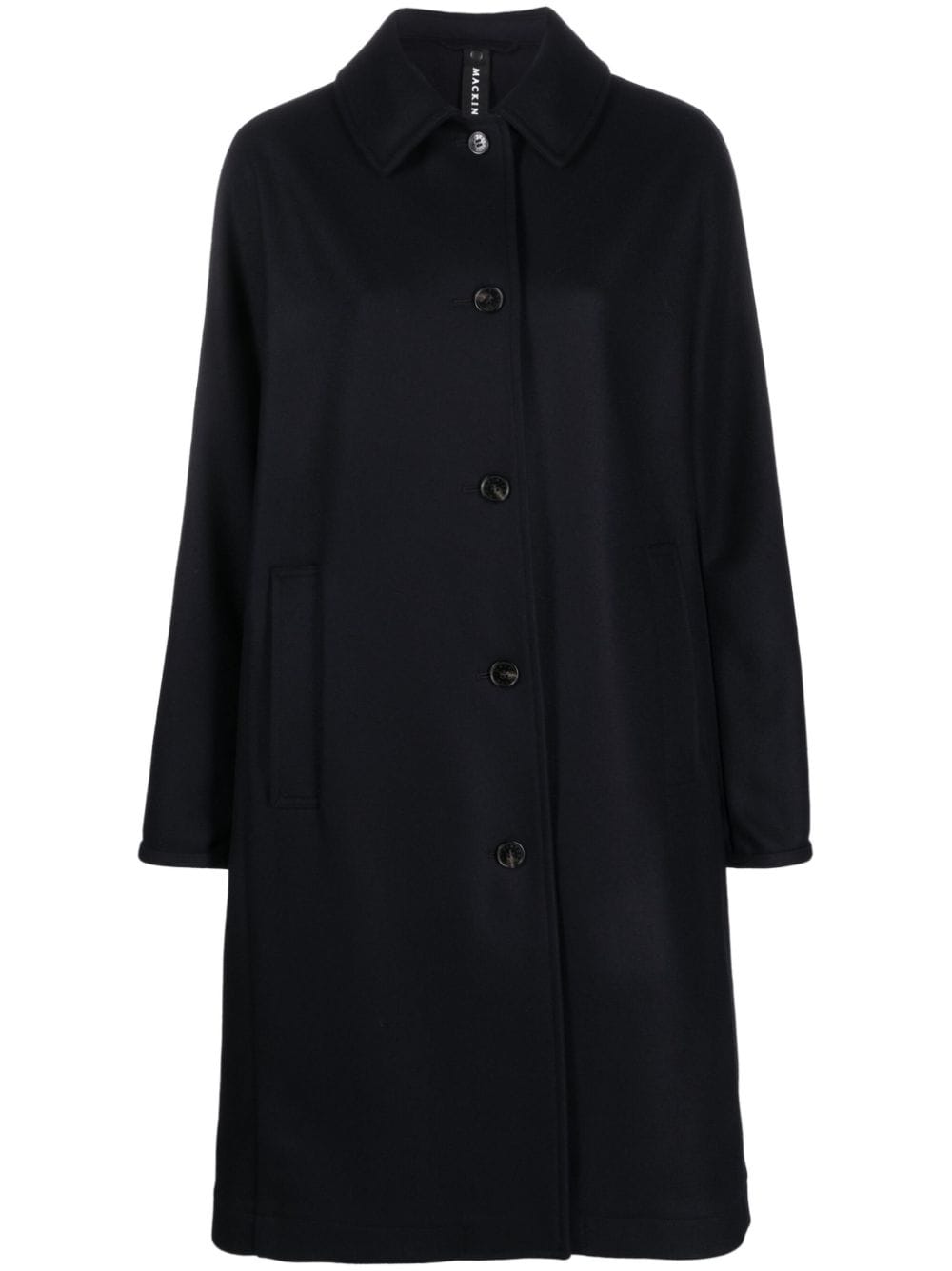 Mackintosh Fairlie single-breasted coat - Blue von Mackintosh