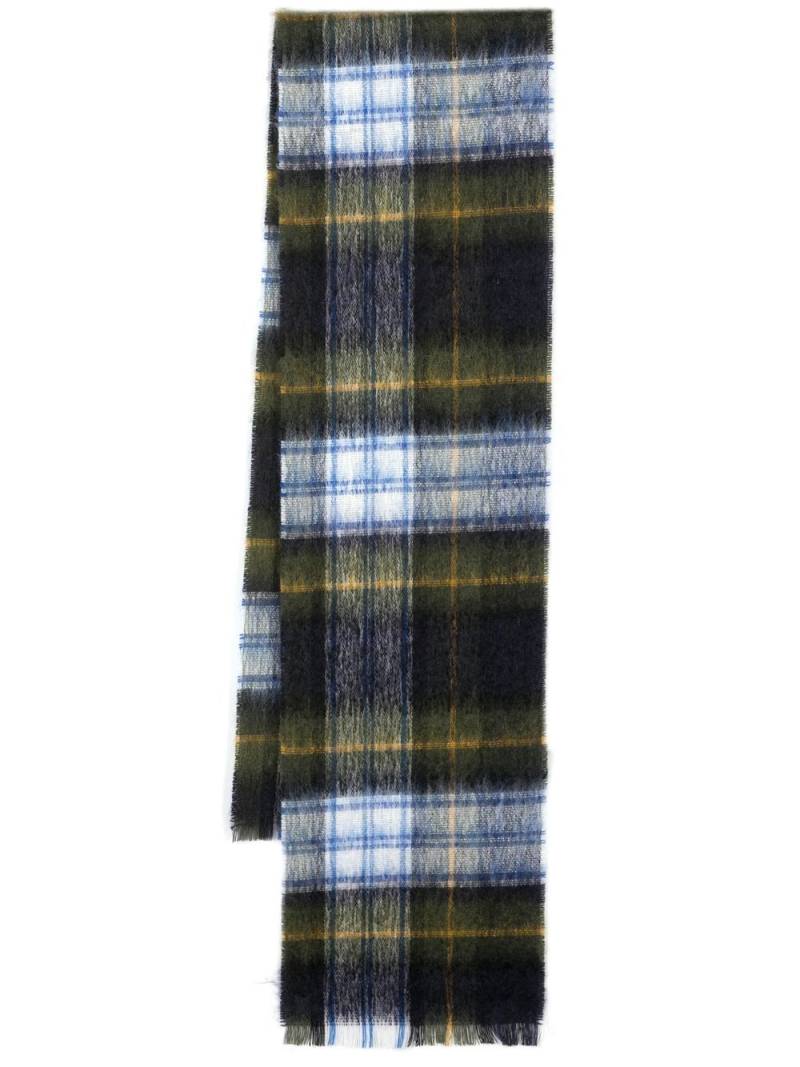 Mackintosh Gordon Dress check-pattern scarf - Yellow von Mackintosh