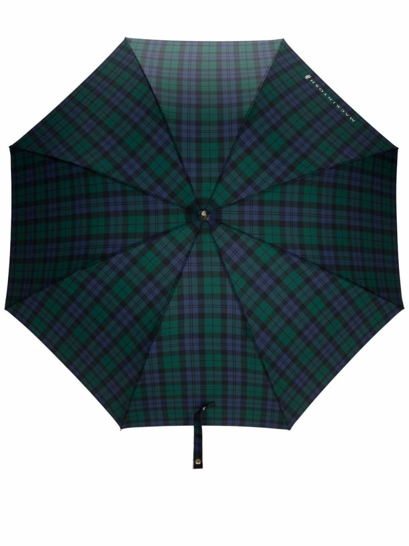 Mackintosh Heriot whangee-handle umbrella - Green von Mackintosh