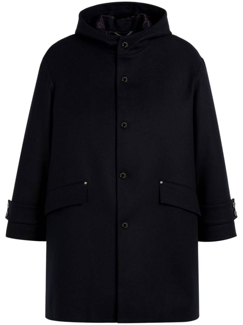 Mackintosh Humbie hooded coat - Blue von Mackintosh