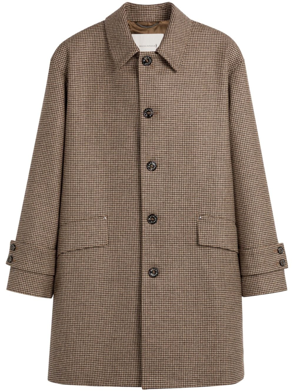 Mackintosh Humbie houndstooth coat - Brown von Mackintosh