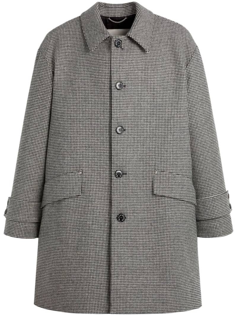 Mackintosh Humbie houndstooth coat - Grey von Mackintosh