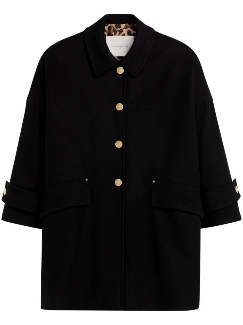 Mackintosh Humbie overcoat - Black von Mackintosh