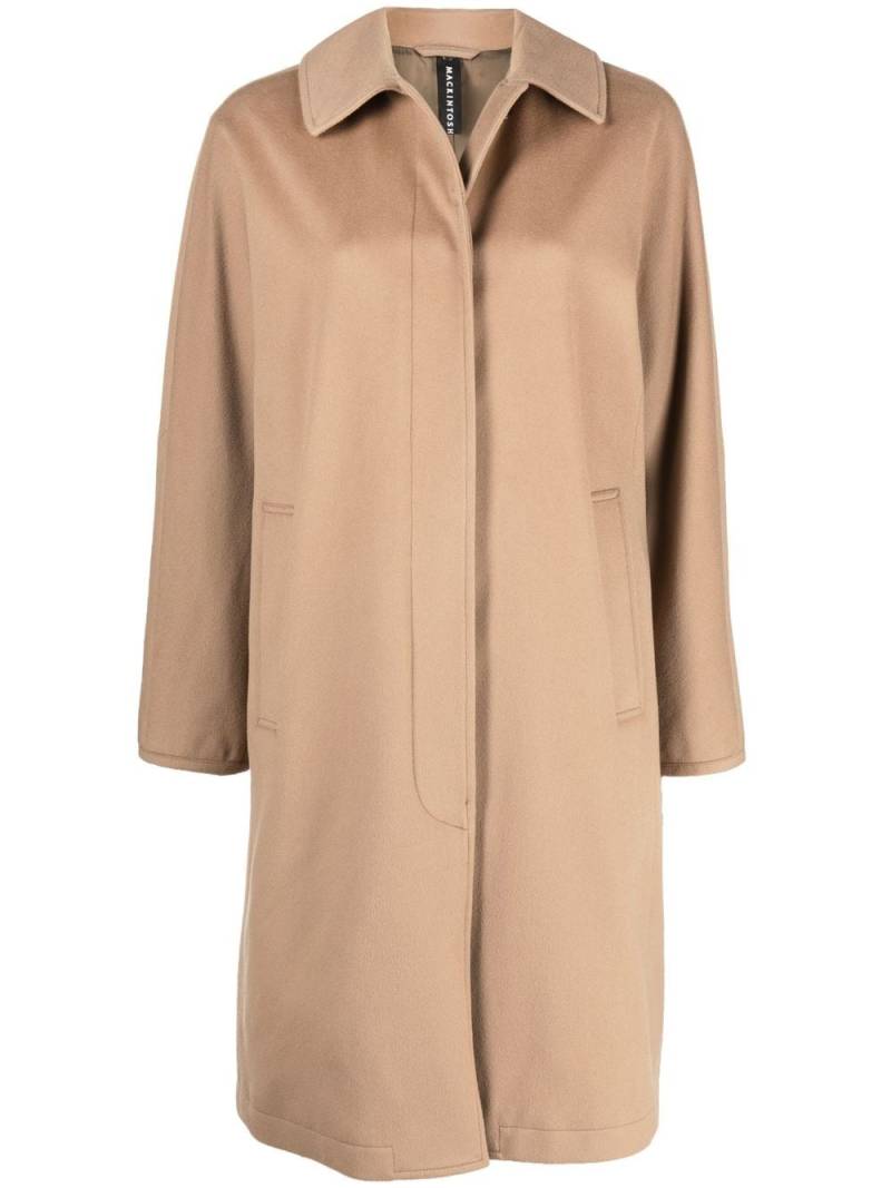 Mackintosh JEAN Storm System wool coat - Brown von Mackintosh