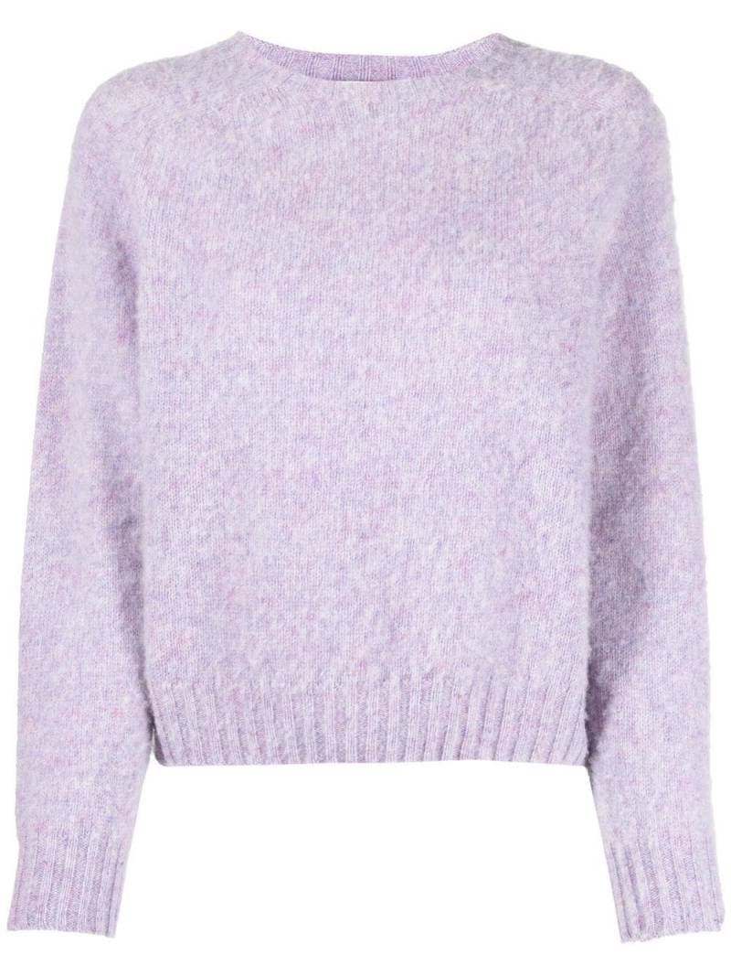 Mackintosh KENNEDI wool crew-neck jumper - Purple von Mackintosh