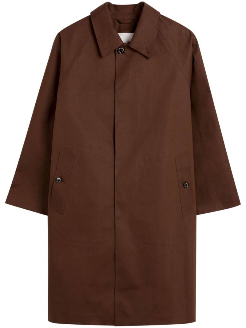 Mackintosh Lauder single-breasted coat - Brown von Mackintosh