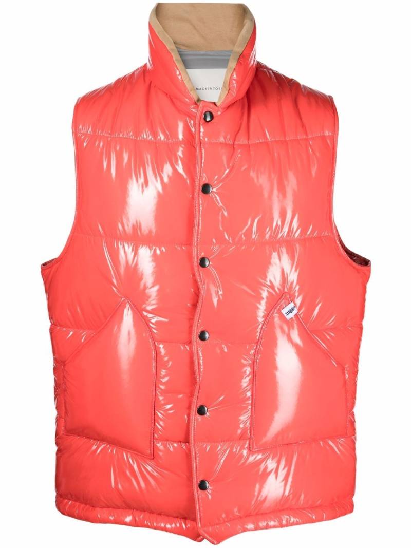 Mackintosh OSAKA quilted gilet - Red von Mackintosh