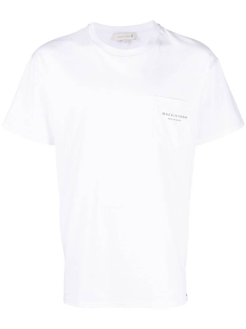 Mackintosh RAIN SHINE T-shirt - White von Mackintosh