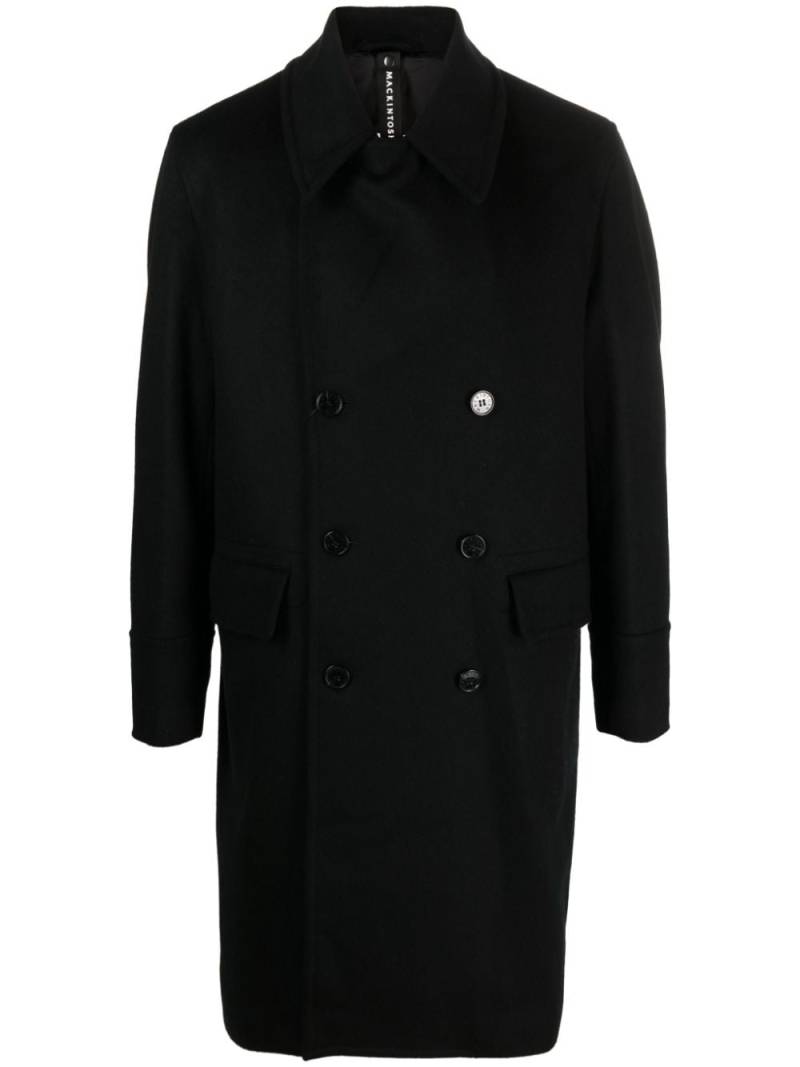 Mackintosh REDFORD double-breasted coat - Black von Mackintosh