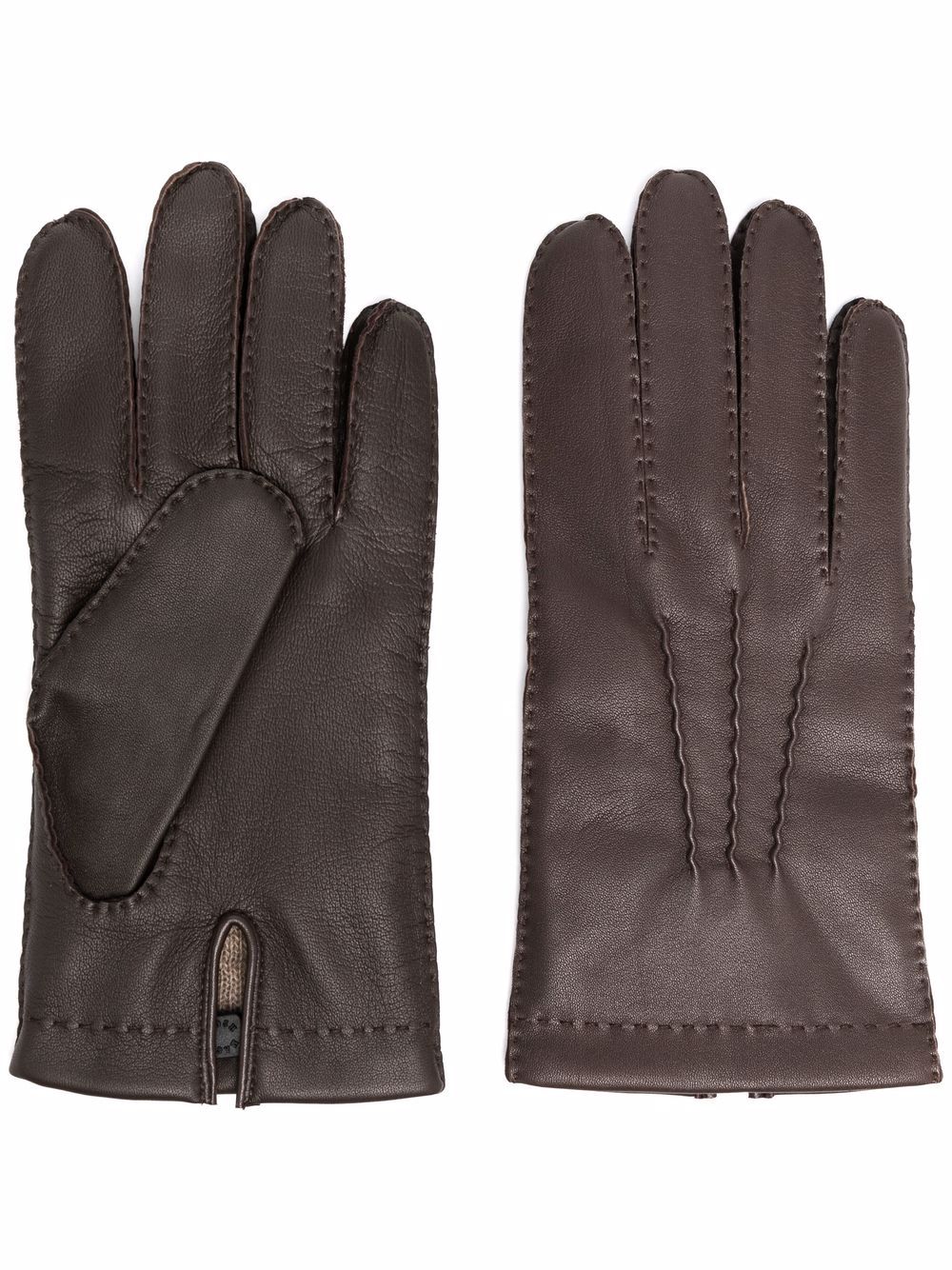 Mackintosh Shaftesbury leather gloves - Brown von Mackintosh