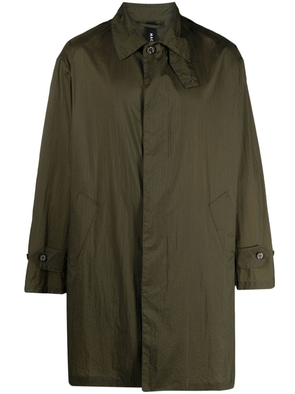 Mackintosh Soho packable ripstop raincoat - Green von Mackintosh