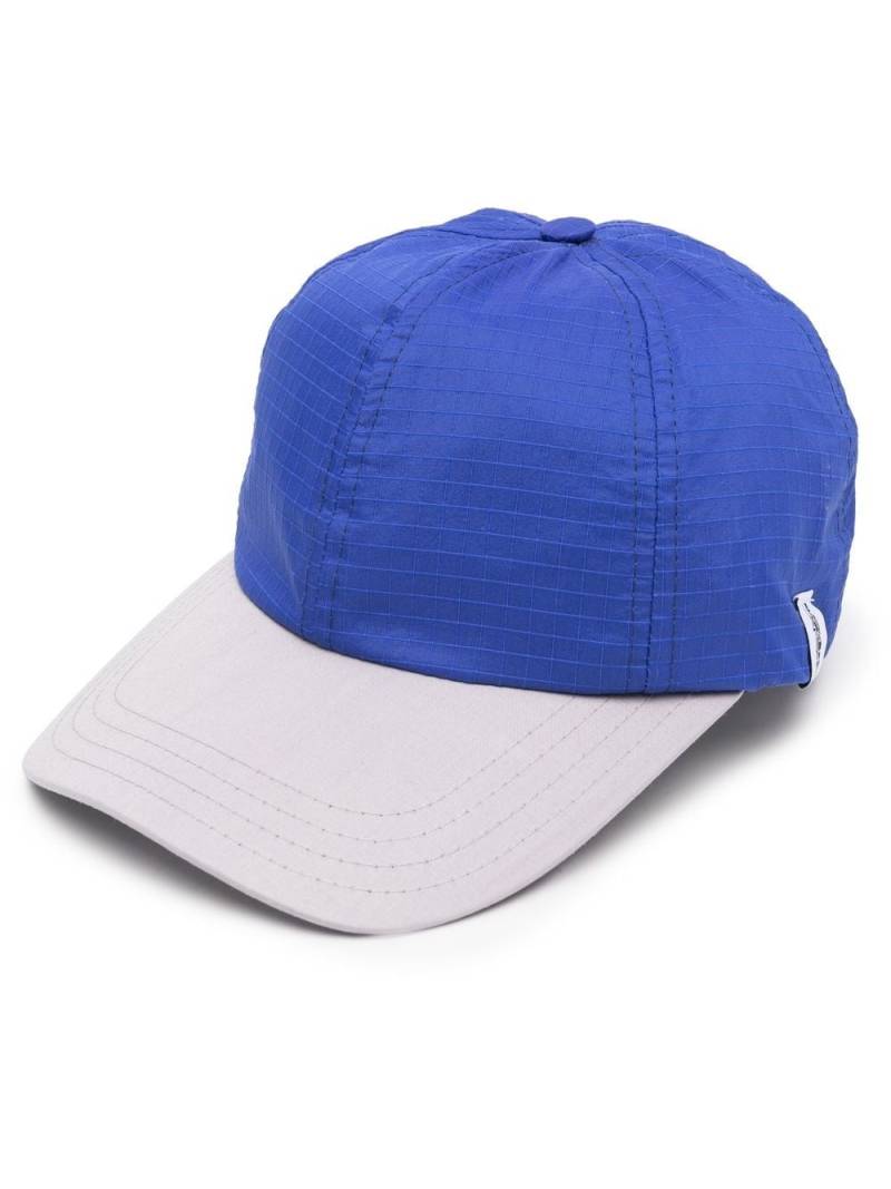 Mackintosh TIPPING panelled RAINTEC baseball cap - Blue von Mackintosh