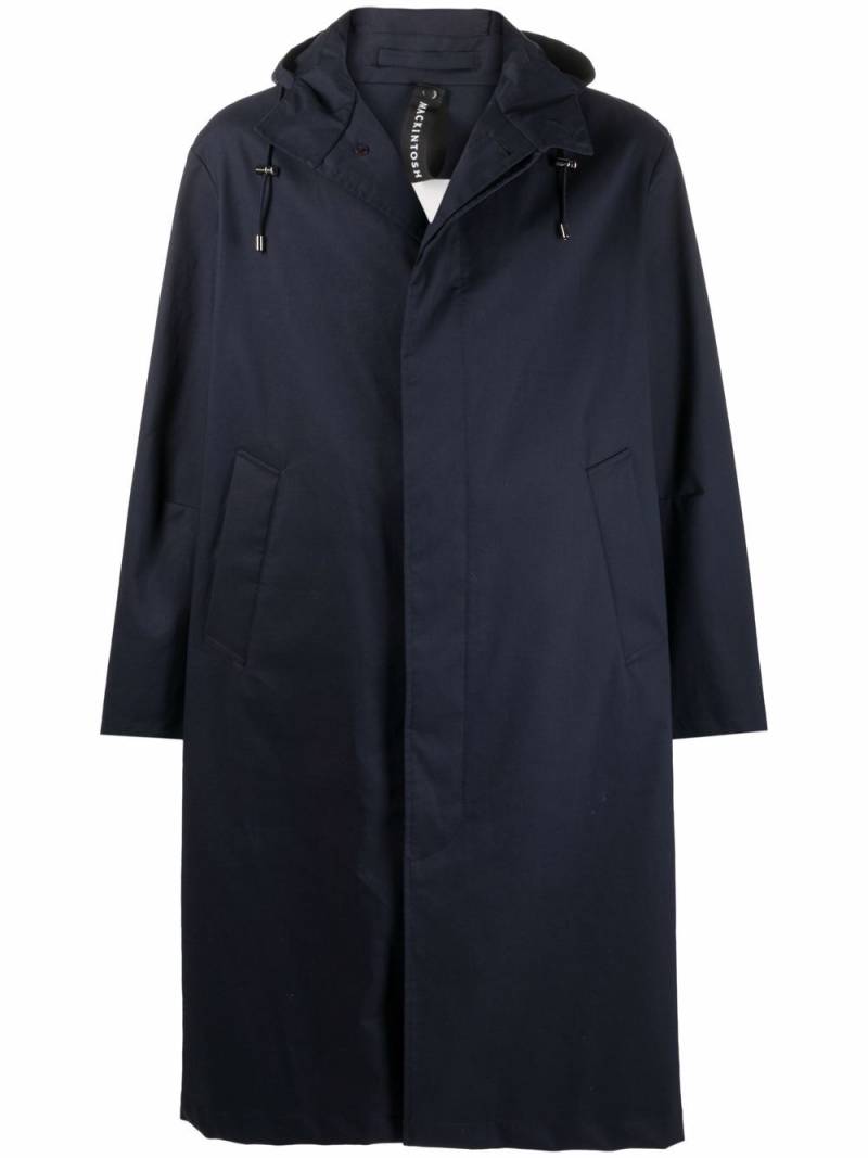 Mackintosh WOLFSON hooded raincoat - Blue von Mackintosh