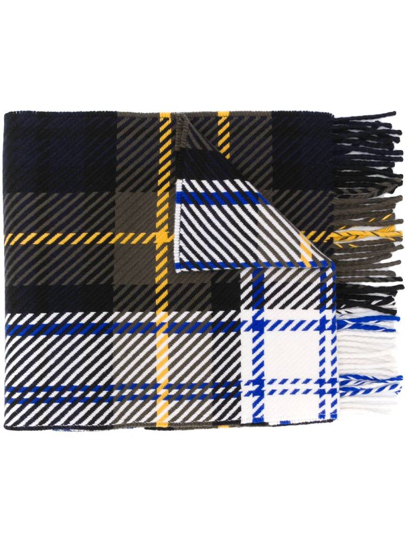 Mackintosh fringed tartan scarf - Green von Mackintosh