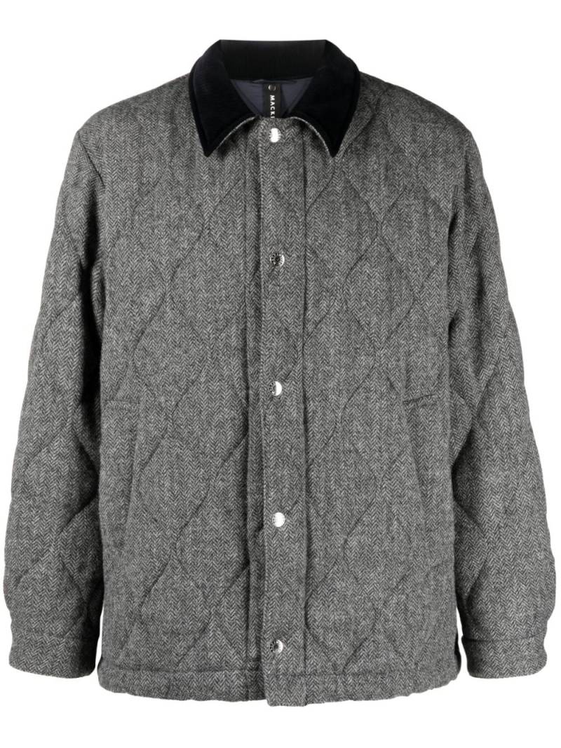 Mackintosh quilted wool jacket - Grey von Mackintosh