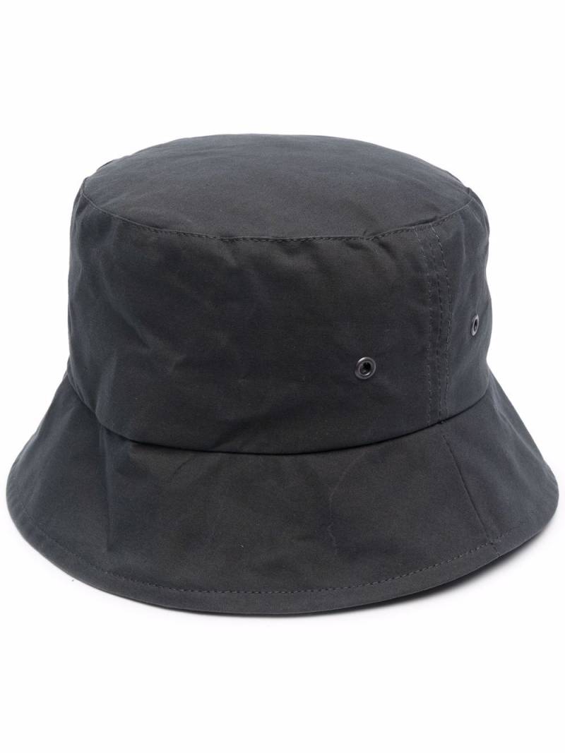 Mackintosh waxed cotton bucket hat - Grey von Mackintosh