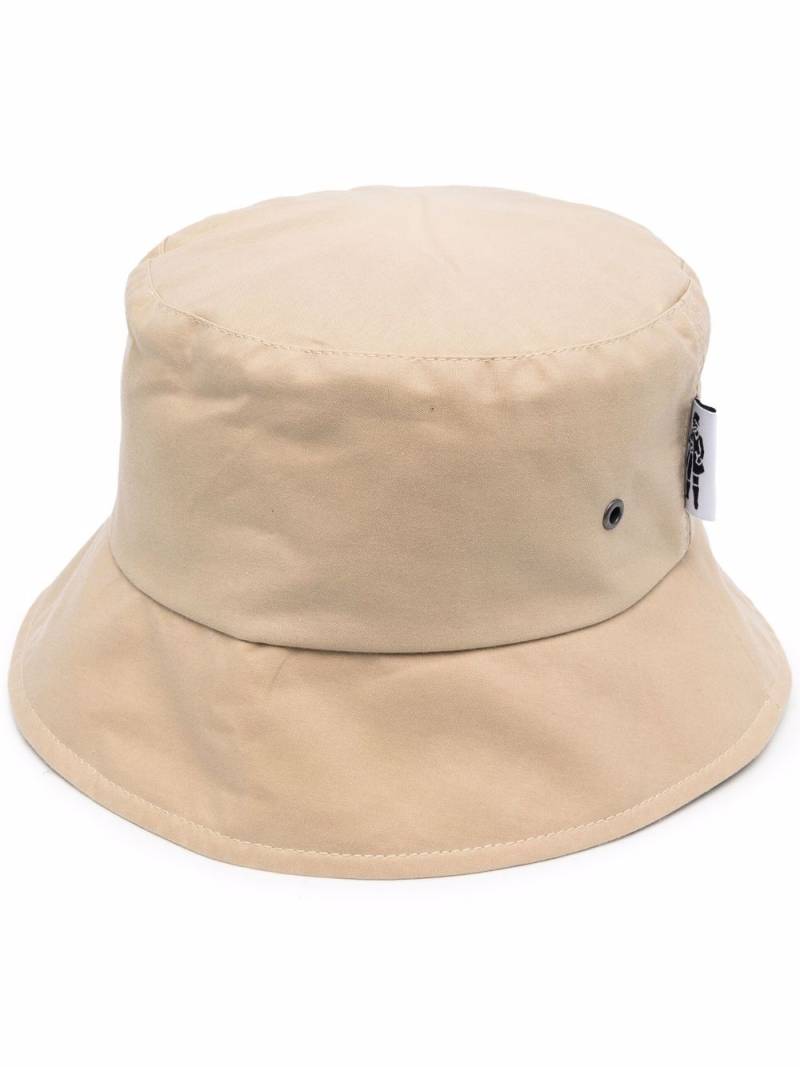 Mackintosh waxed cotton bucket hat - Neutrals von Mackintosh