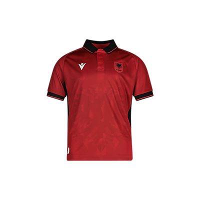 Albanien Home Replica Kinder Fussballtrikot EM 2024 von Macron