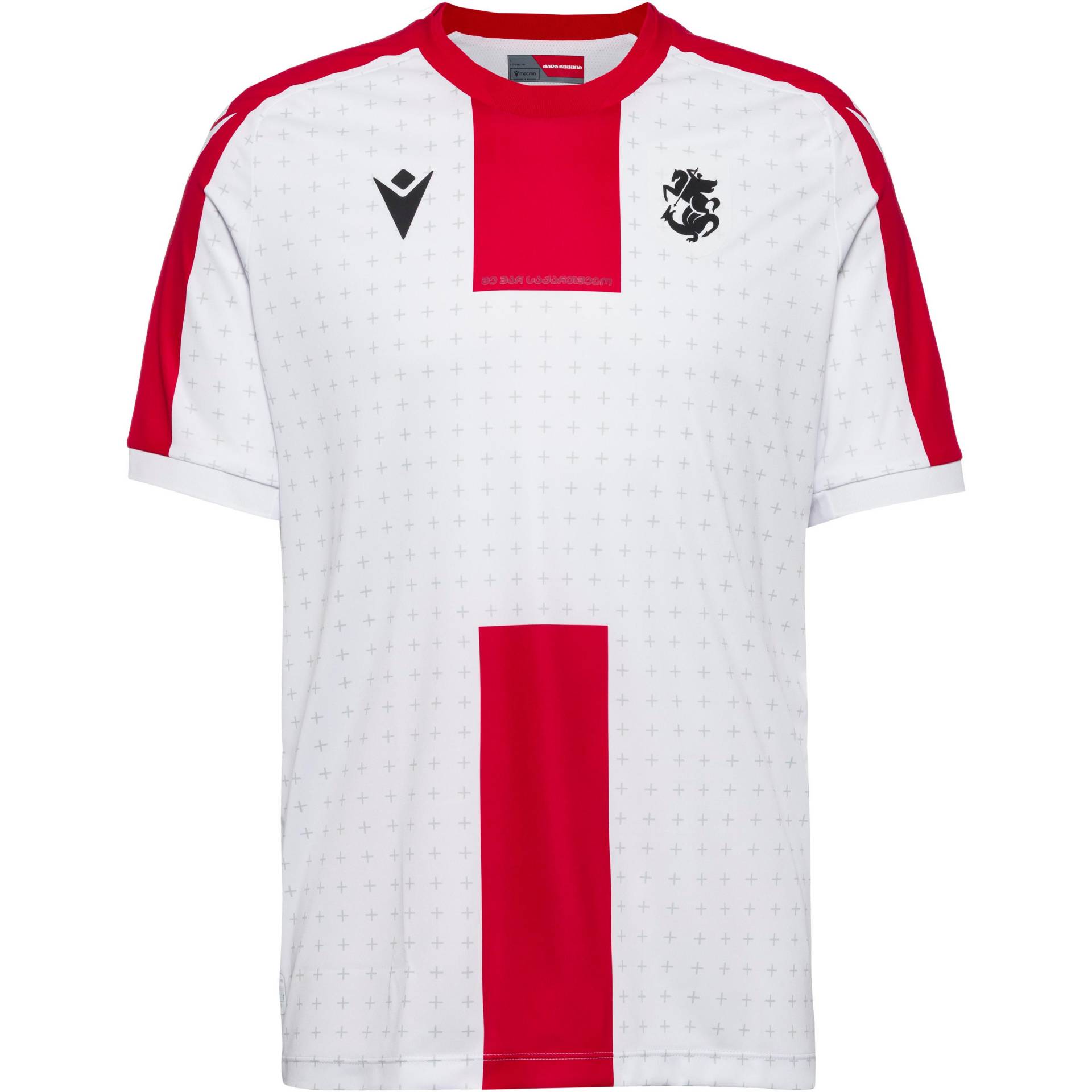 macron Georgien 2024 Heim Teamtrikot Herren macron Georgien 2024 Heim Teamtrikot Herren von Macron