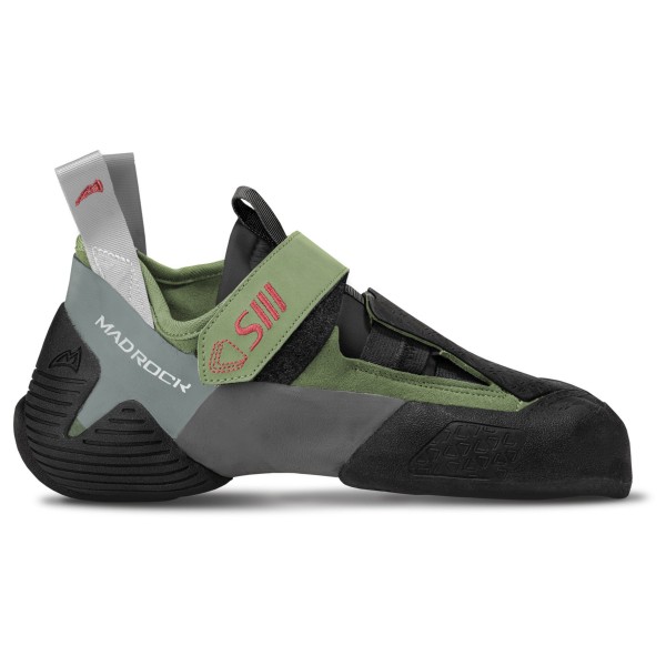 Mad Rock - Shark III HV - Kletterschuhe Gr 10,5 grau/oliv von Mad Rock