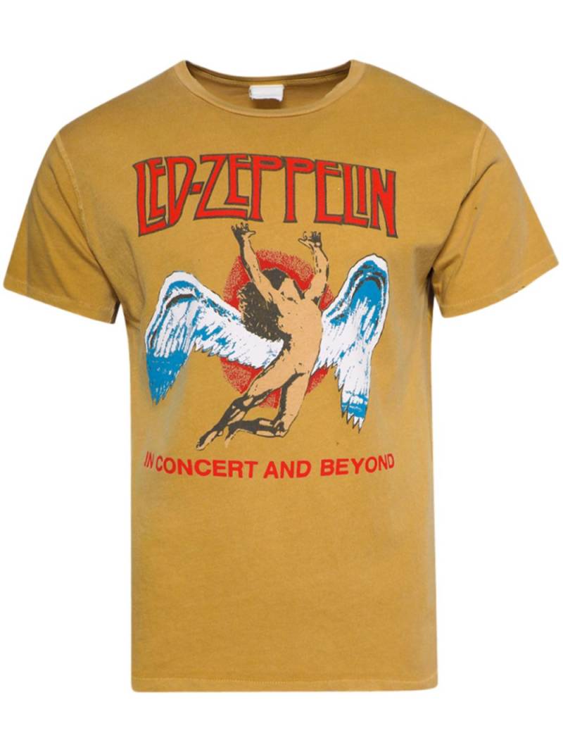 MadeWorn Led Zeppelin cotton T-shirt - Neutrals von MadeWorn