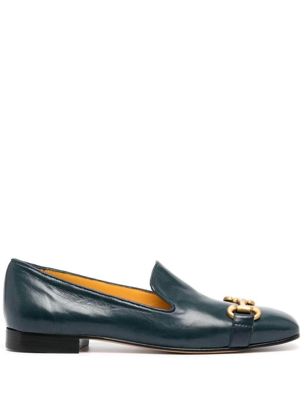 Madison.Maison 15mm square-toe horsebit loafers - Blue von Madison.Maison